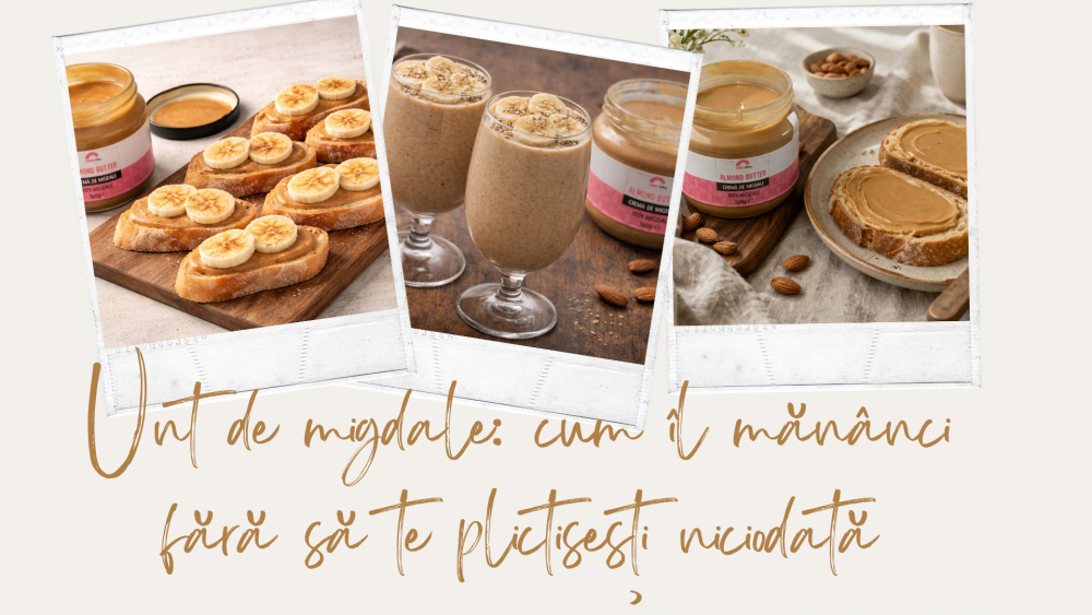 Unt de migdale cum îl mănânci fără să te plictisești niciodată